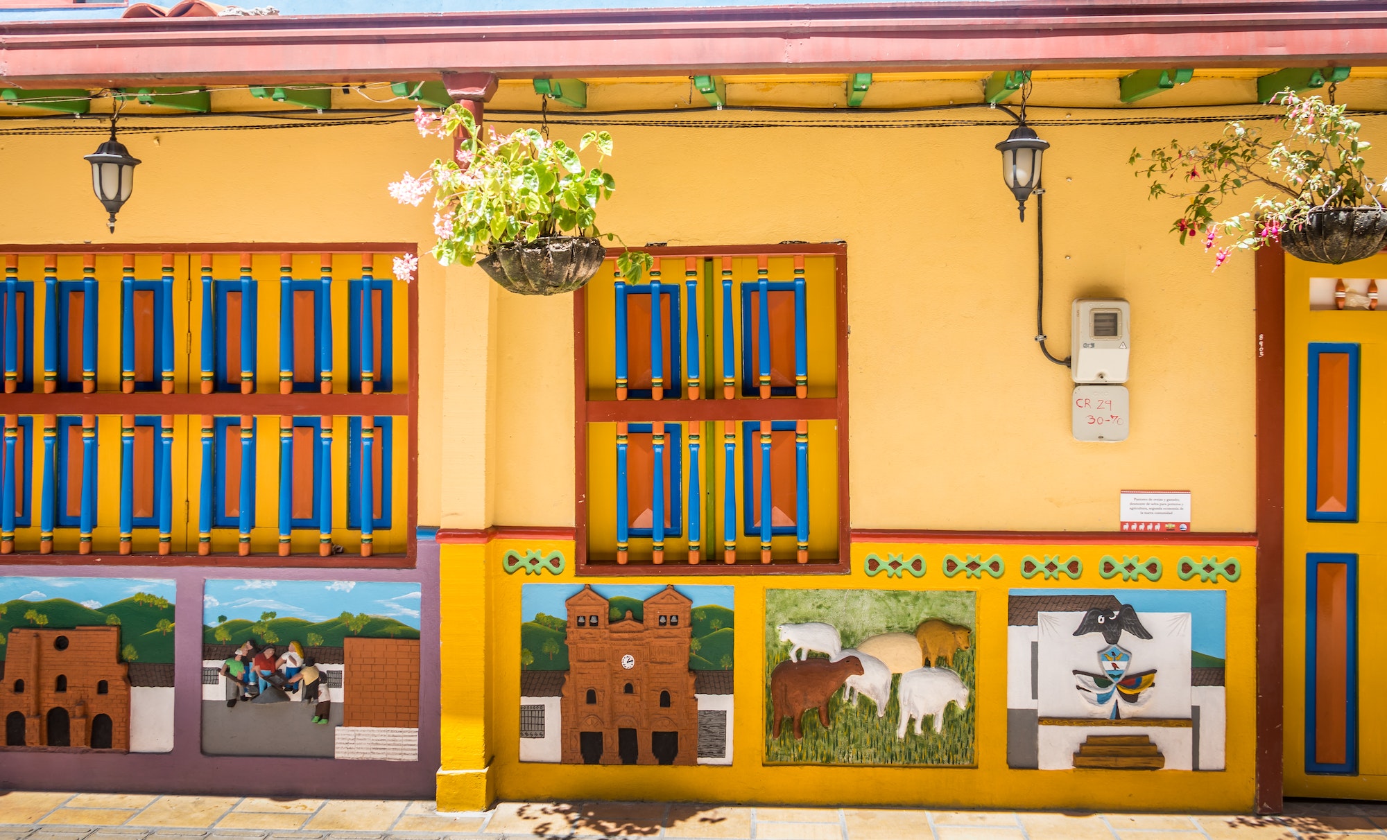 Colorful House - Guatape, Colombia